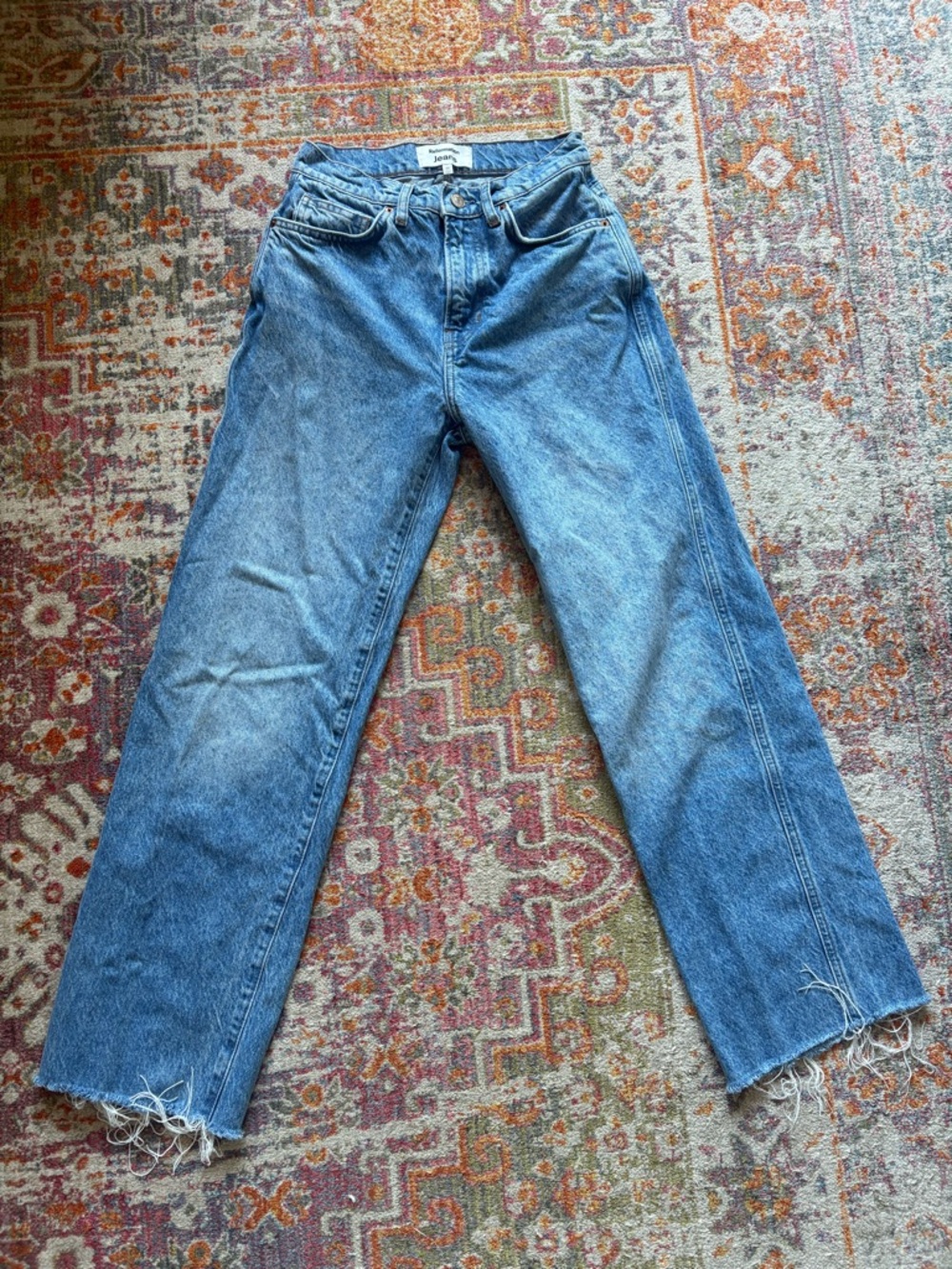 Reformation Val 90s Mid Rise Pelican Size 23